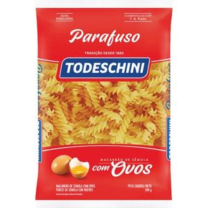 Macarrão Parafuso com Ovos Todeschini 500g