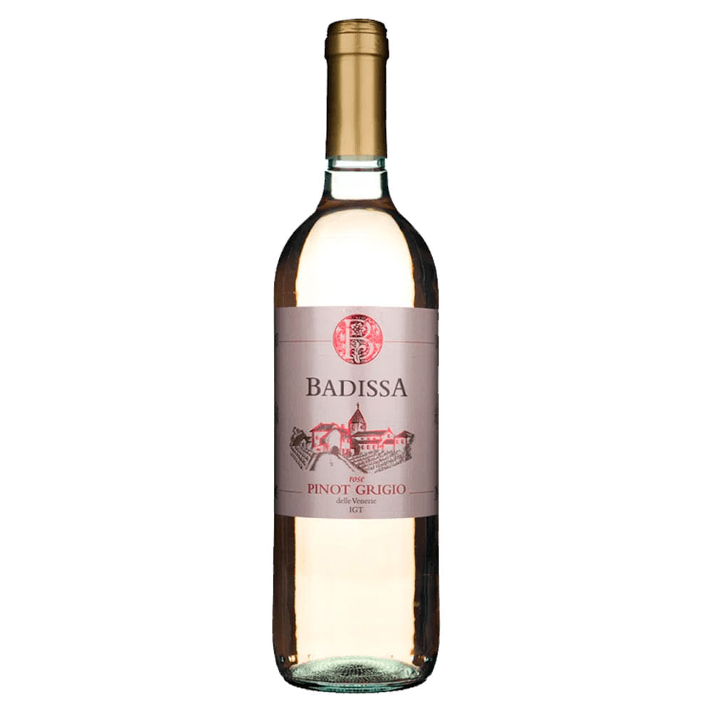 Vinho Italiano Badissa Pinot Grigio Rose 750ml
