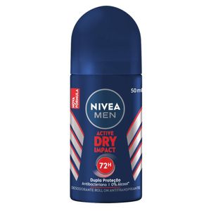 Desodorante Antitranspirante Nivea Men Roll On Dry Impact 50ml