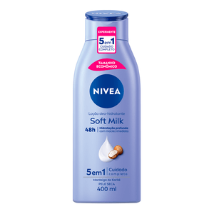 Loção Deo-Hidratante Nivea Soft Milk 400ml