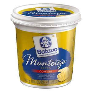 Manteiga Batavo Com Sal Pote 500g