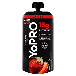Iogurte Yopro Morango Pouch 160g
