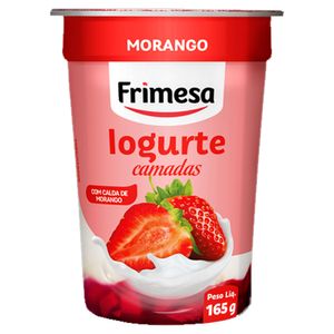 Iogurte Frimesa Bicamada Morango 165g