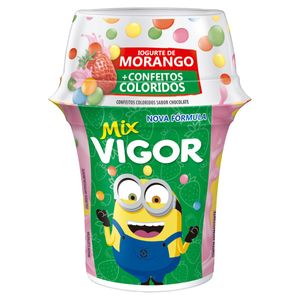 Iogurte Mix Vigor Morango Color Ball 140g