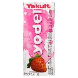 Bebida Láctea Yakult Yodel Morango 210g