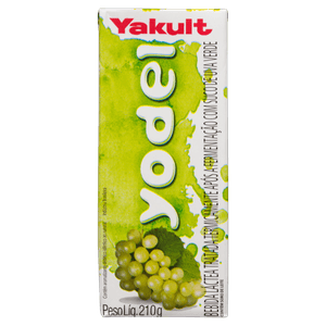 Bebida Láctea Yakult Yodel Uva Verde 210g