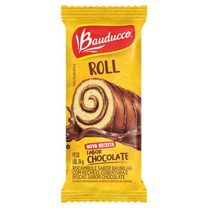 Bolinho Bauducco Roll Chocolate 34g