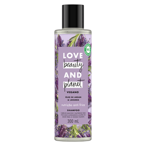 Shampoo Love Beauty & Planet Nutrição Anti-Frizz Frasco 300ml