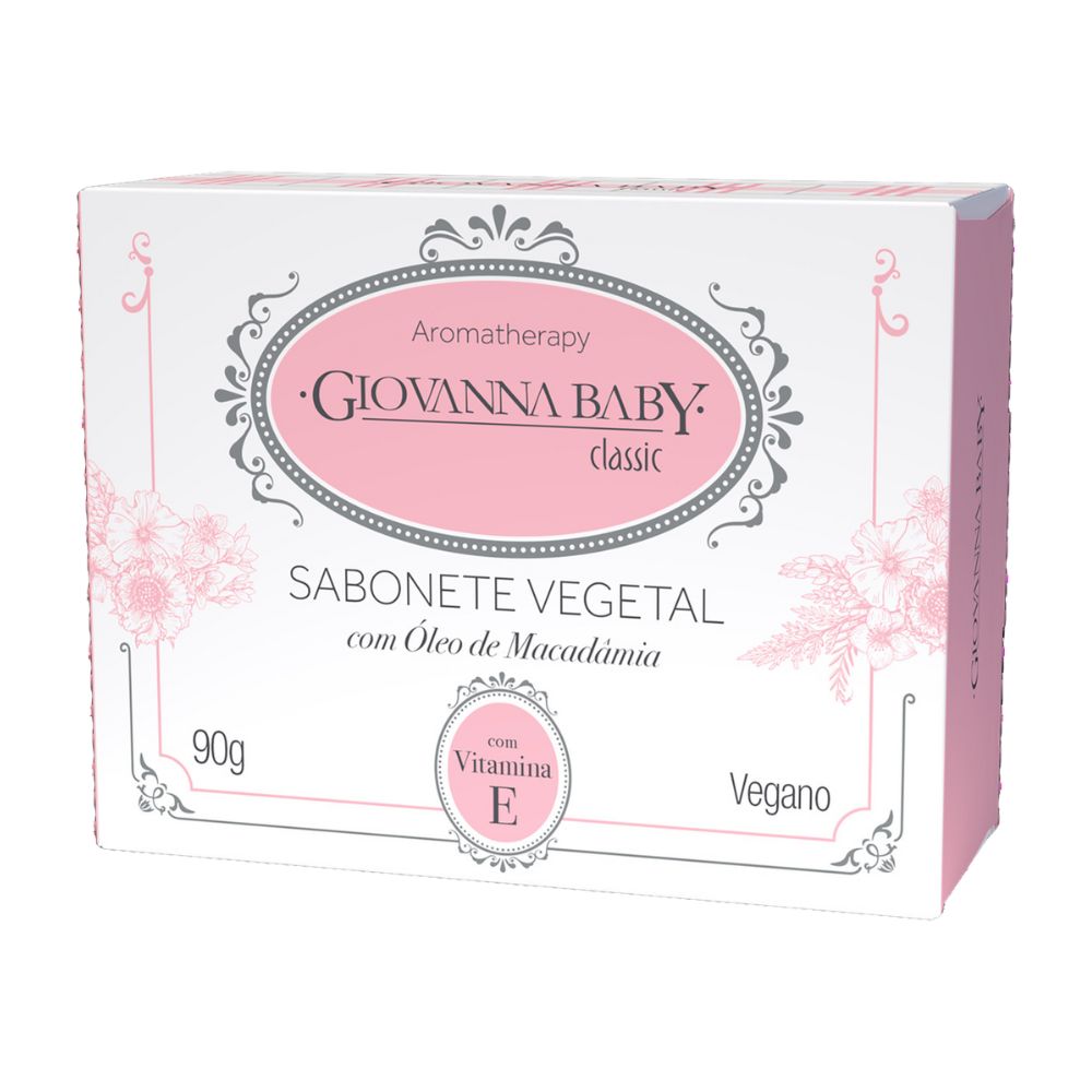 Sabonete Barra Vegetal Classic Giovanna Baby 90g