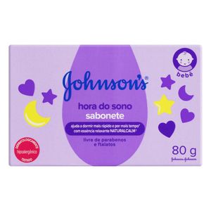 Sabonete Bebê Barra Johnson's Hora do Sono Caixa 80g