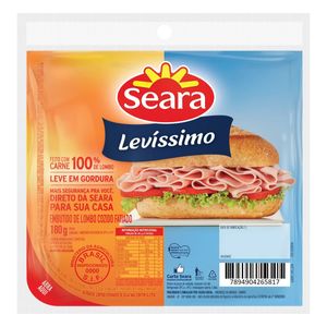 Lombo Levíssimo Seara Fatiado 180g