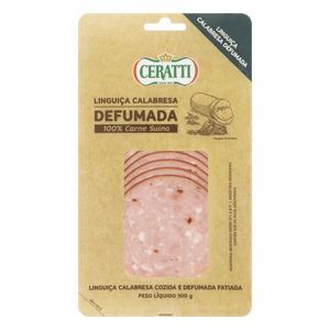 Linguiça Ceratti Calabresa Defumada Fatiada 100g