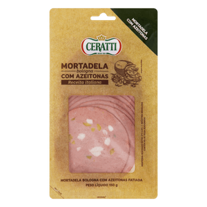 Mortadela Ceratti Com Azeitona Fatiado150g