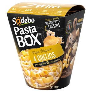 Pasta Box Sodebo Rigate 4 Queijos 310g