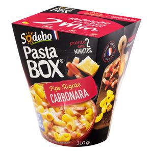 Pasta Box Sodebo Rigate Carbonara 310g