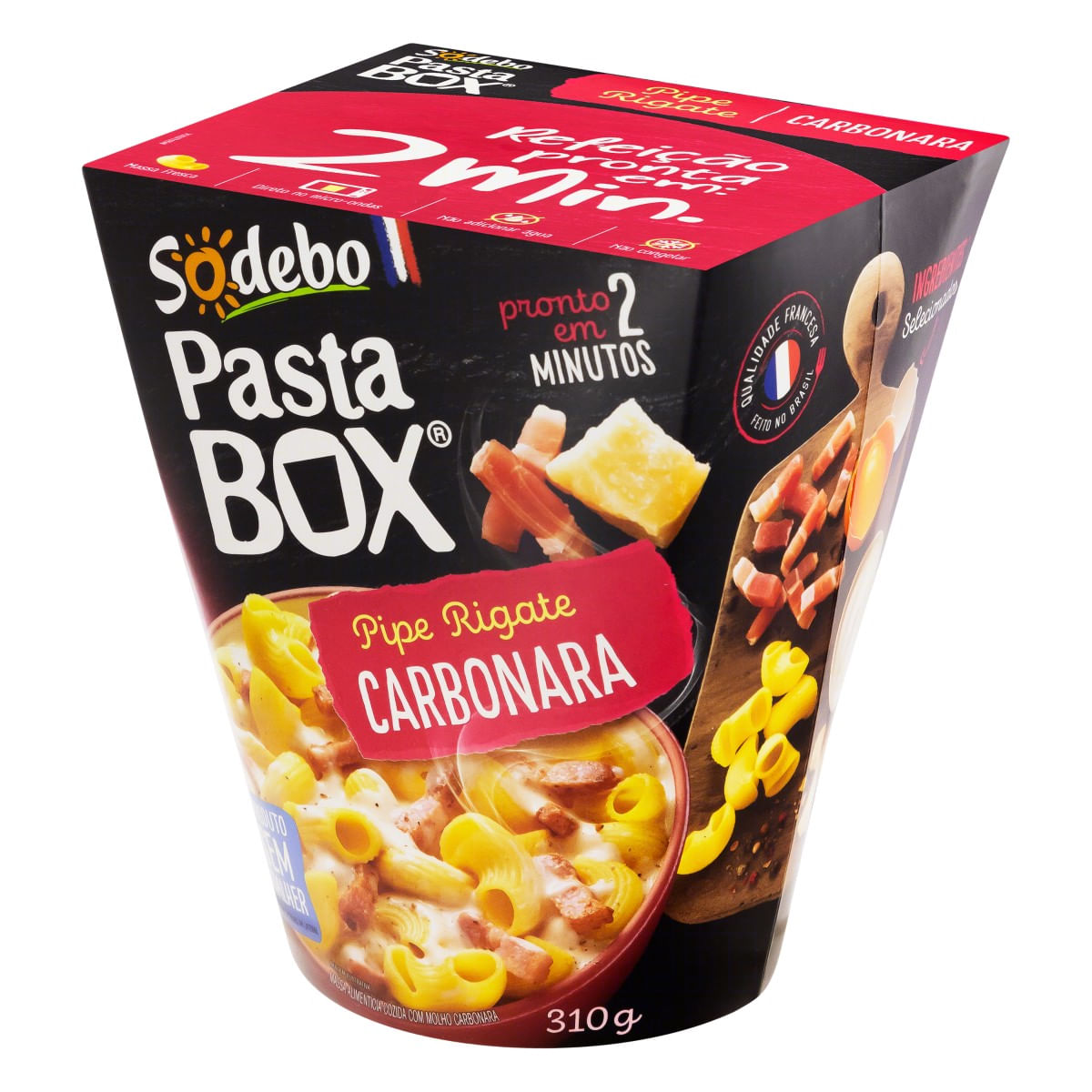 Pasta Sodebo Rigate Carbonara 310g