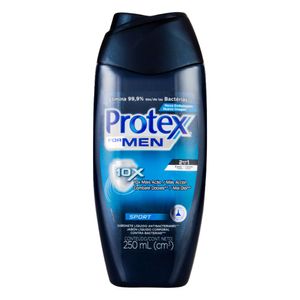 Sabonete Líquido Antibacteriano Sport Protex For Men Frasco 250ml