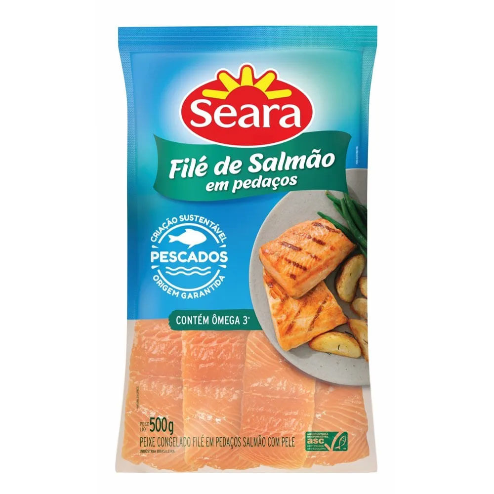 File Salmão Seara 500g
