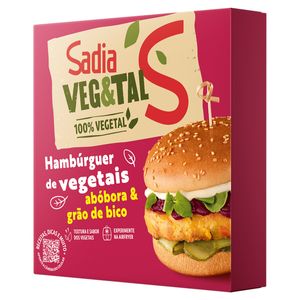 Hambúrguer Vegetal Abóbora & Grão-de-Bico Sadia Veg&Tal Caixa 113g