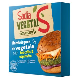 Hambúrguer Vegetal Brócolis & Espinafre Sadia Veg&Tal Caixa 113g