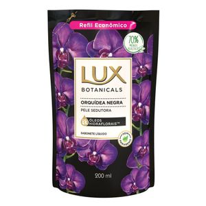 Sabonete Líquido Lux Botanicals Orquidea Negra 200ml Refil