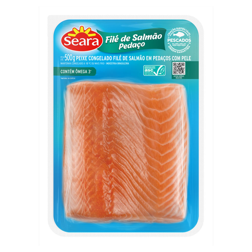 Lombo Salmão Seara 500g