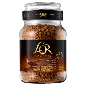 Café Solúvel L'or Intense Vidro 84g