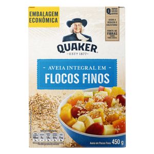 Aveia Quaker Flocos Finos 450g