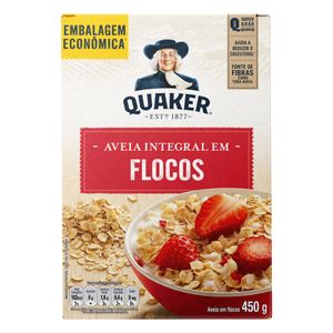 Aveia Quaker Flocos Regular 450g