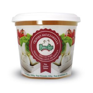 Queijo Mozzarella Bianco Latte Búfala Bola 160g