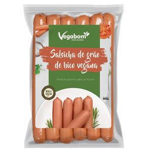 Salsicha Vegabom Grão De Bico 300g