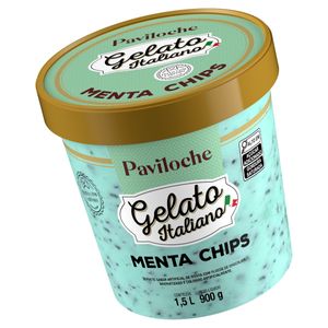 Sorvete Paviloche Menta Chips 1.5l