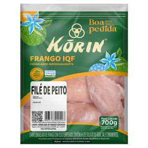 Filé de Peito de Frango Congelado Korin Boa Pedida 700g