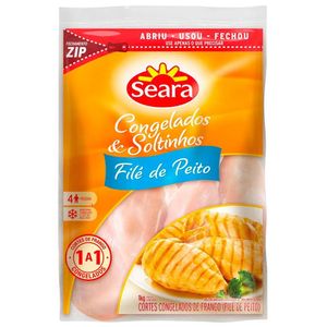 Filé de Peito de Frango Seara Congelados e Soltinhos 1kg