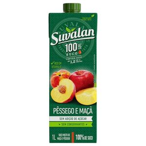 Suco Misto Suvalan Maça & Pêssego 1L
