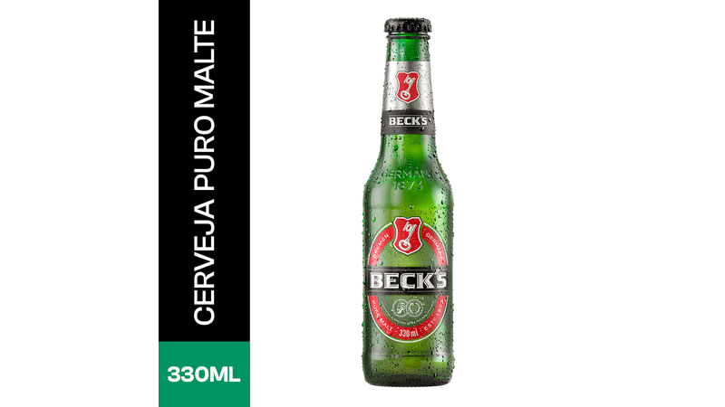 Cerveja Beck's Puro Malte Long Neck 330ml 