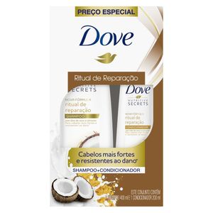 Shampoo + Condicionador Dove Ritual de Reparação 400ml + 200ml