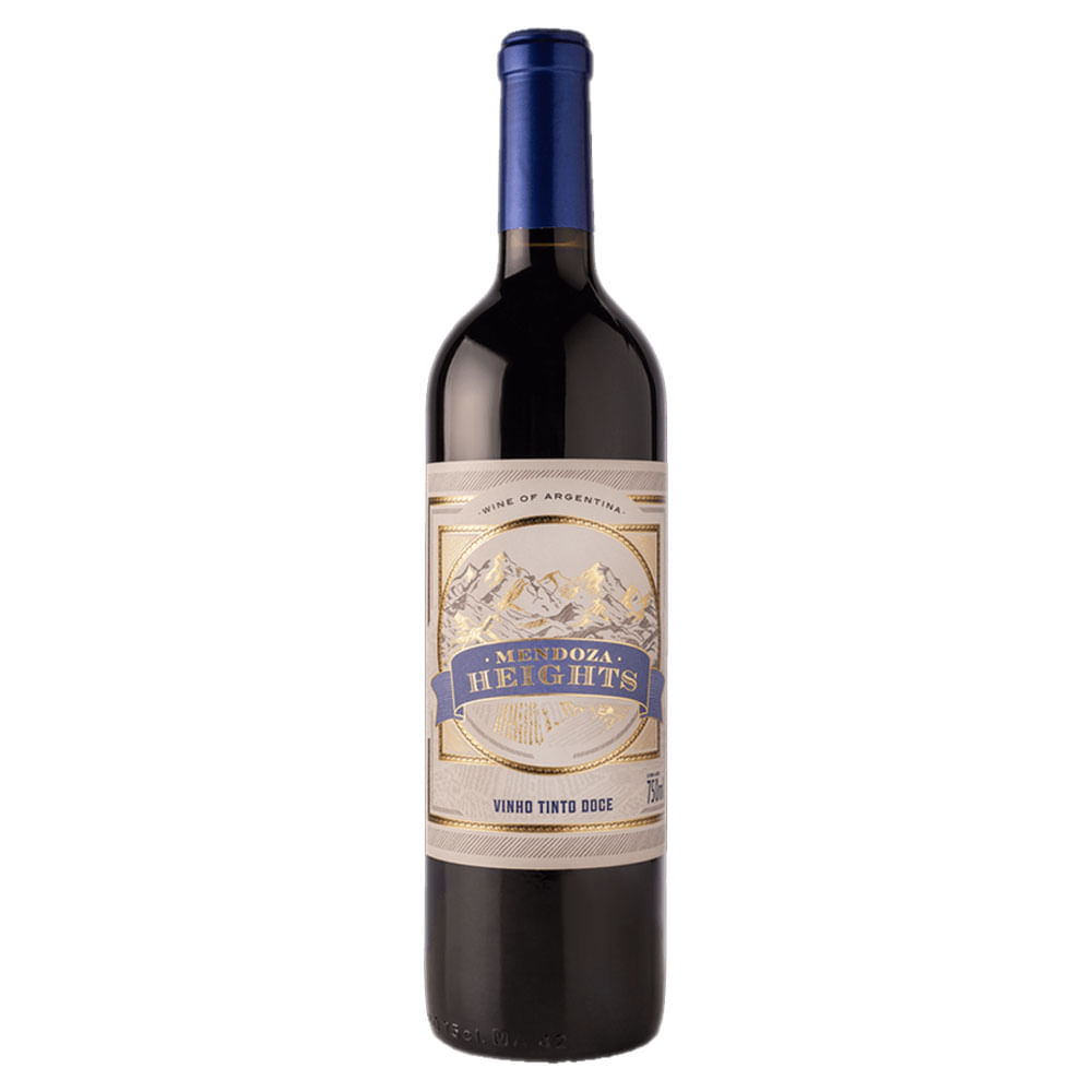 Vinho Argentino Mendoza Heights Tinto Suave750ml