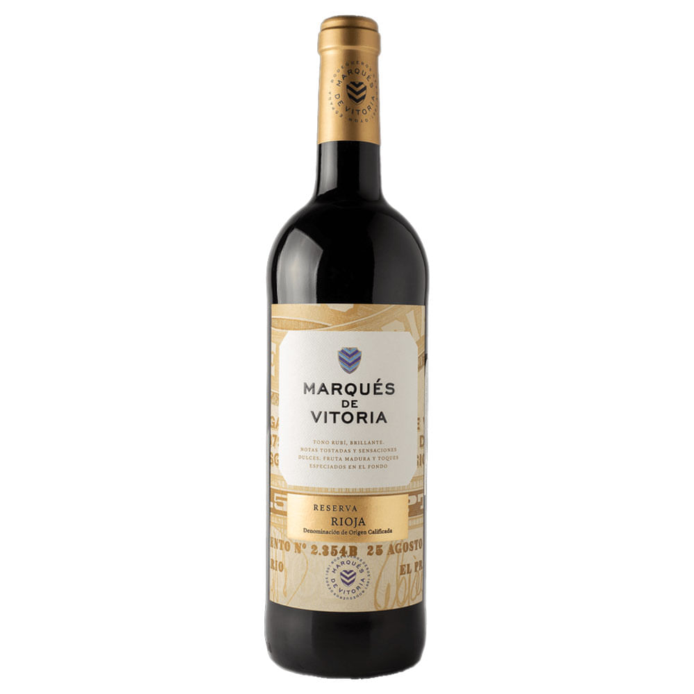 Vinho Espanhol Marques Vitoria Reserva 750ml