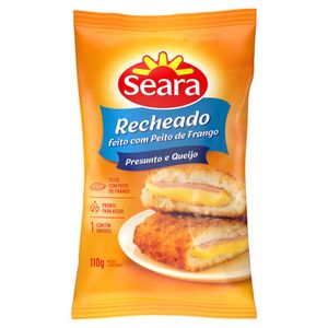 Empanado de Frango Peito Recheio Presunto e Queijo Seara Pacote 110g