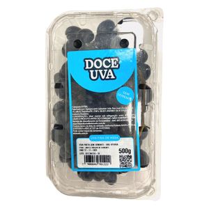Uva Vitória Preta Doce Uva 500g