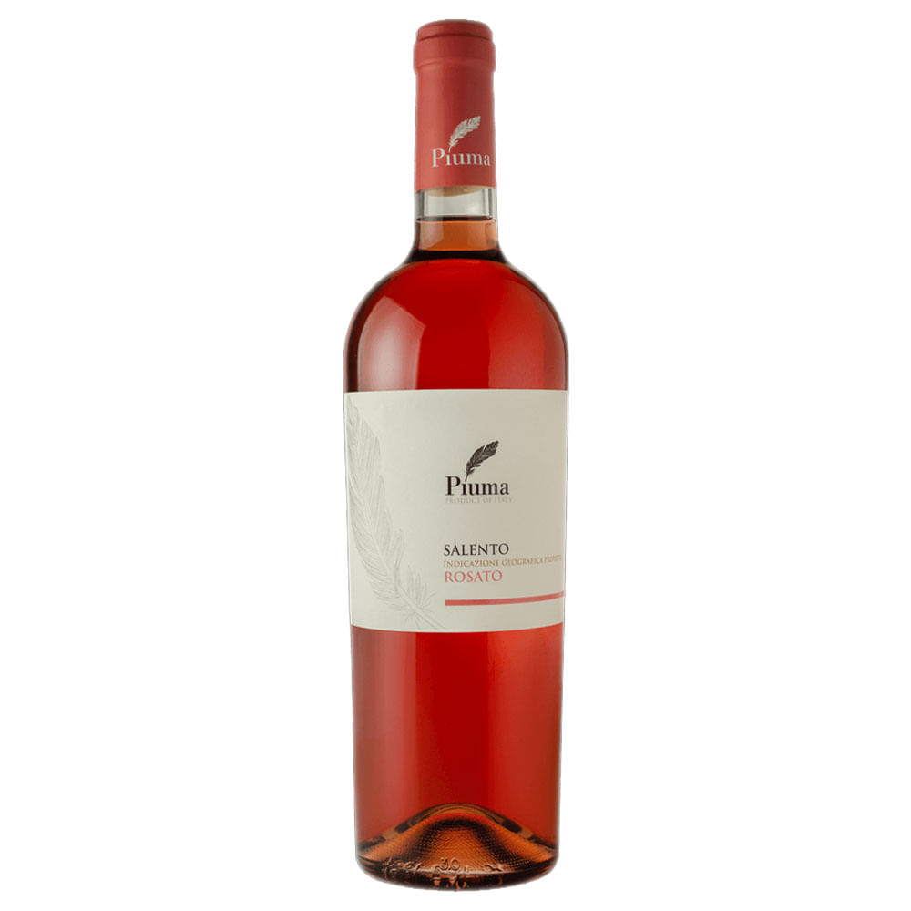 Vinho Italiano Piuma Salento Rosado 750ml