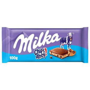 Chocolate em Barra  Milka Cookies Chips Ahoy  100gr