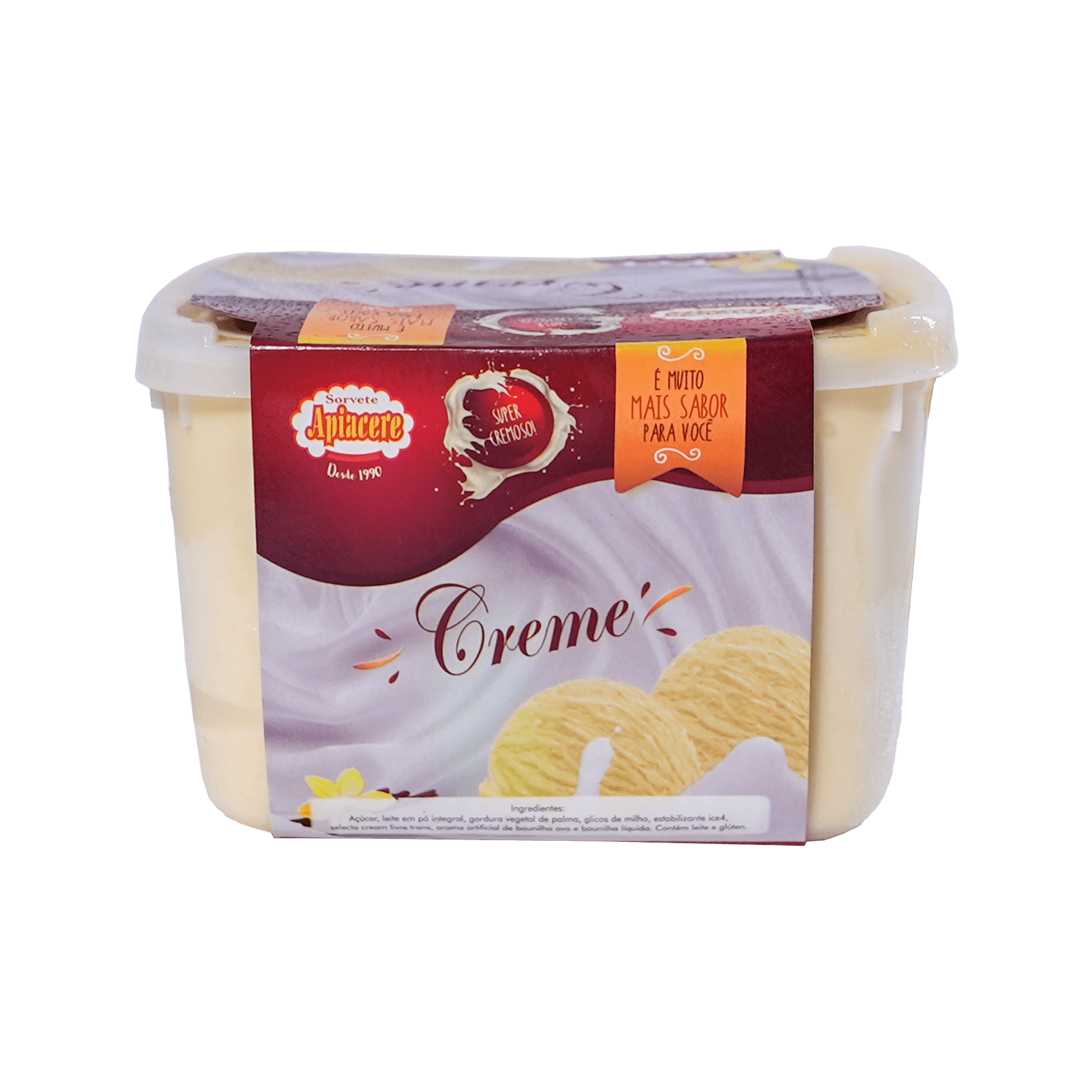 PREMIUM PS CREAM 660g 2個 Sorvete Creme Apiacere 2L - Festval