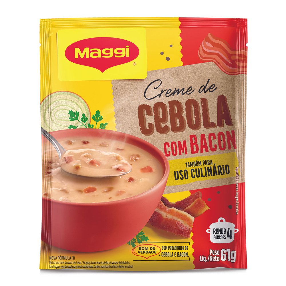 Creme Cebola com Bacon Maggi Sachê 61g