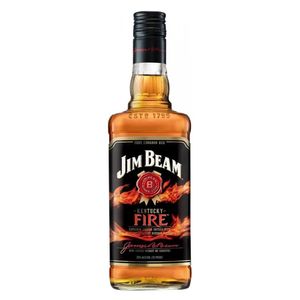 Whiskey Jim Beam Fire Bourbon 1l