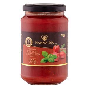 Molho de Tomate Italiano Mamma Bia Manjericão 350g