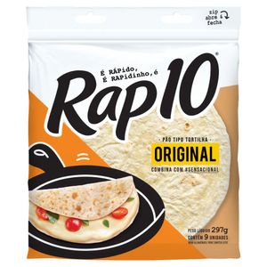 Pão Tortilha Original Rap10 Pouch 297g