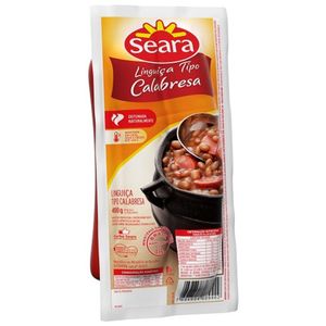 Linguiça tipo calabresa Seara 400g 2pc