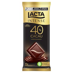 Chocolate 40% Cacau Original Lacta Intense Pacote 85g